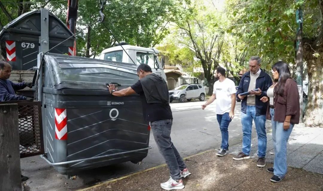 Amplian la zona de contenerización en Quilmes Centro