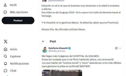 Concejal mileista confunde Uruguay con Quilmes