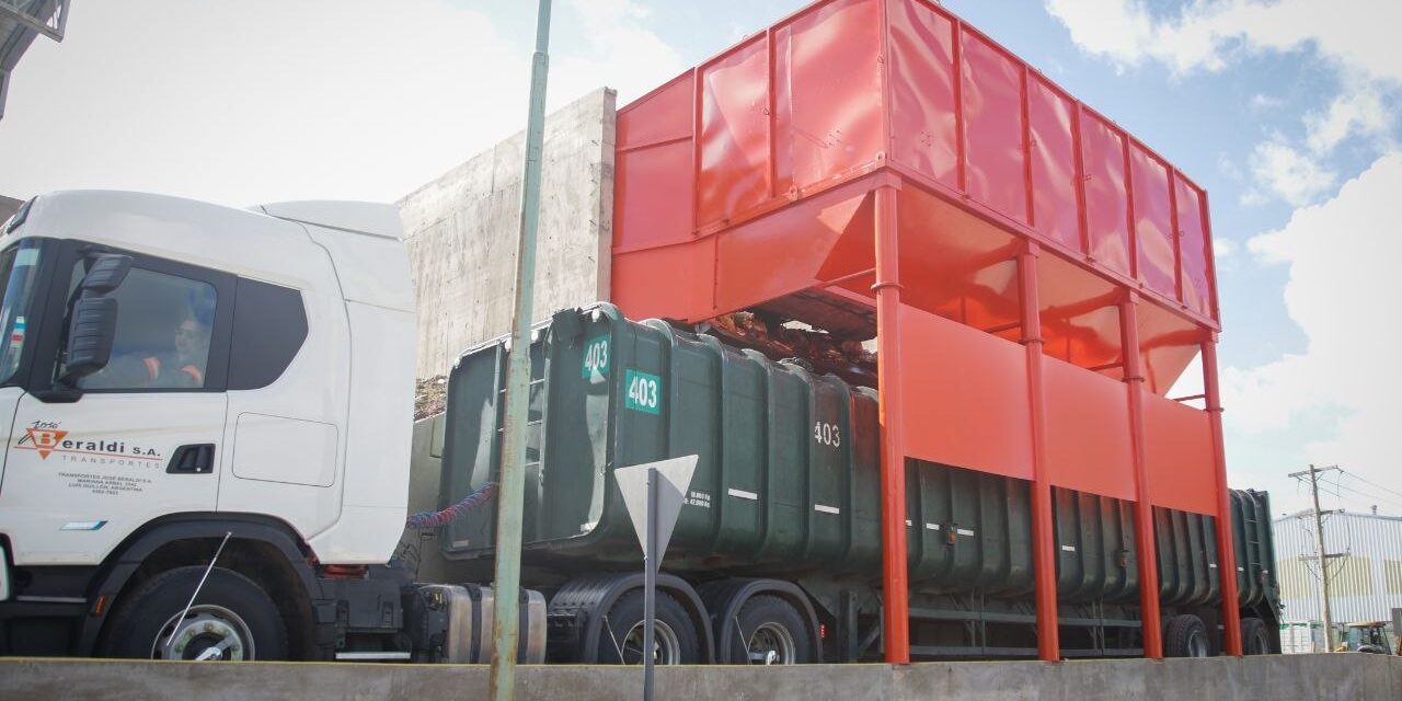 El Eco Parque de Quimes tiene nueva tolva de transferencia de residuos