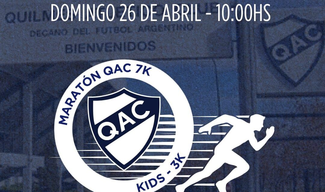 El Quilmes Atlético Club lanza otra edición de su maratón con circuitos de 3K, 7K y Kids