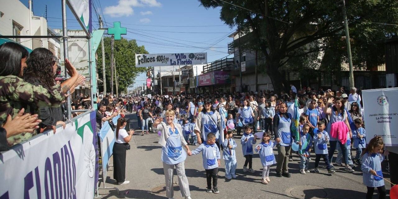 La Florida celebró sus 100 años con anunciuo de obras y un festejo espectacular