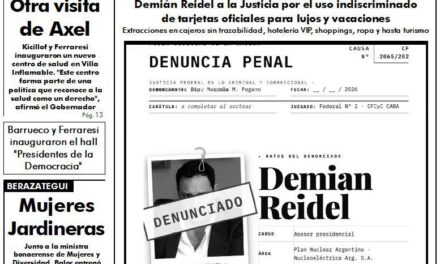 Vecino Casta: Imputaron por gastos irregulares en el Estado al funcionario mileista, Demián Reidel