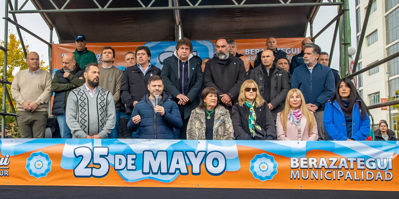 Postales del festejo de un emotivo 25 de Mayo en Berazategui