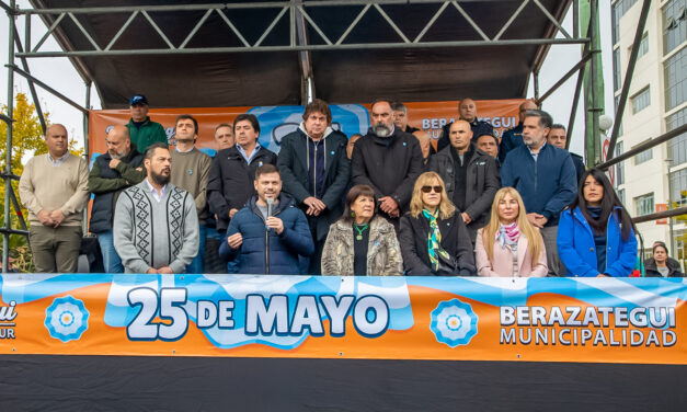 Postales del festejo de un emotivo 25 de Mayo en Berazategui