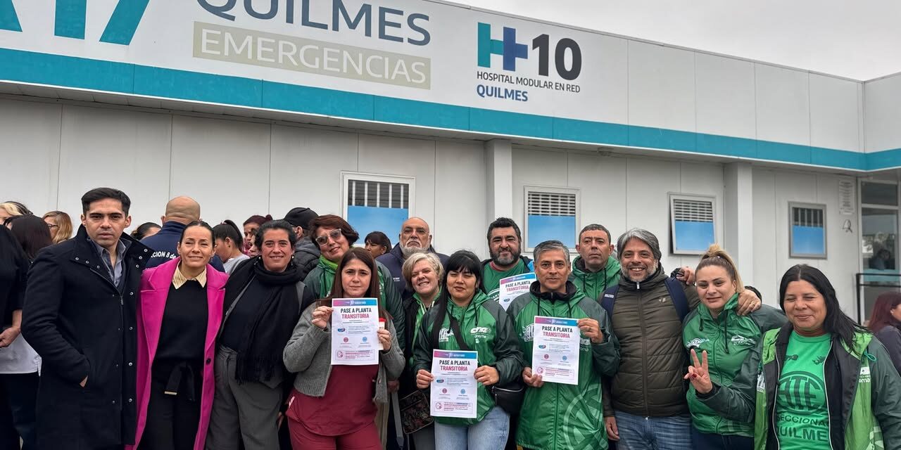 UPA 17 Quilmes: Más de 70 becarios de salud pasaron a planta temporaria
