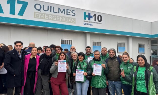 UPA 17 Quilmes: Más de 70 becarios de salud pasaron a planta temporaria
