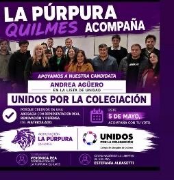 Vergüenza libertaria con una púrpura desteñida en el CAQ