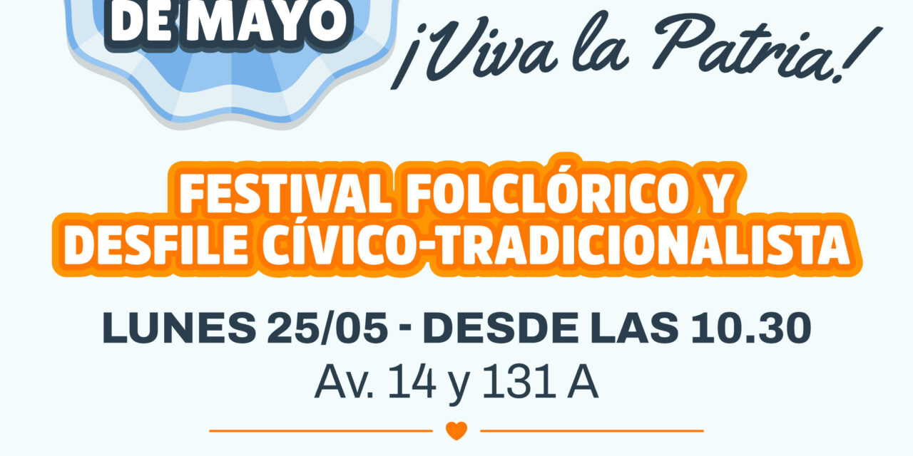 Berazategui festeja el 25 de Mayo con música, tradición y actividades para la familia