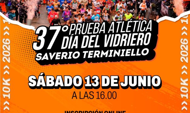 Berazategui: Se viene la 37° Prueba Atlética 10K Día del Vidriero