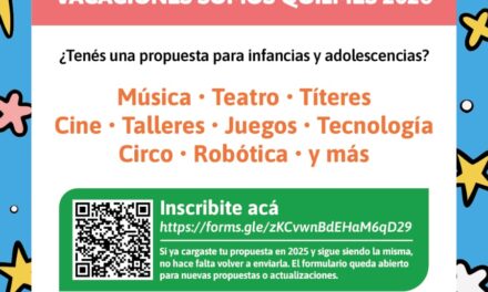 Ya se reciben propuestas artísticas para estas Vacaciones de Invierno en Quilmes