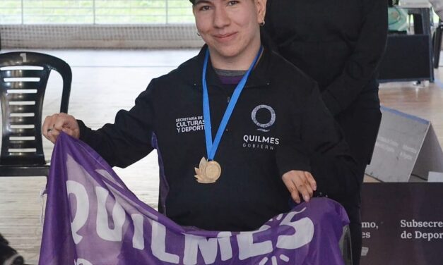 EL quilmeño Luis Cristaldo ganó el oro en el Torneo Nacional de Boccia 2026 de Mar del Plata
