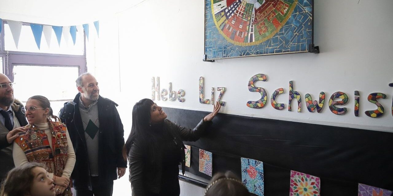 La artista quilmeña Hebe Liz Shweistein ya tiene una escuela con su nombre