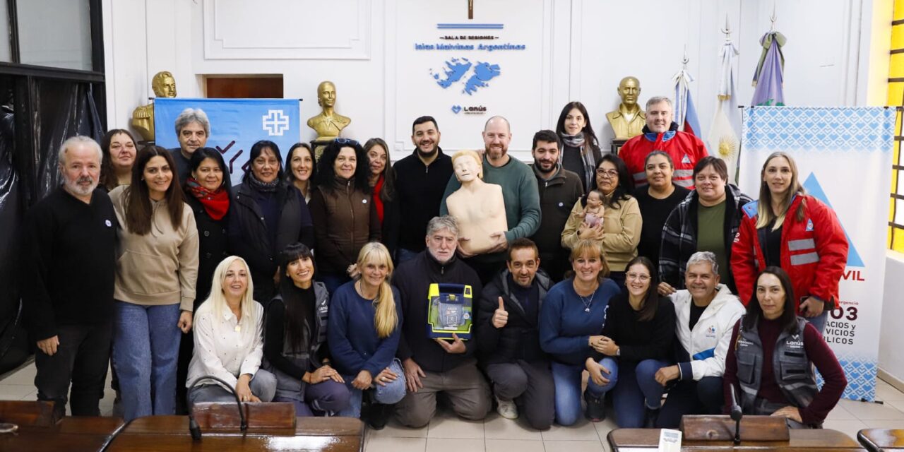 Jornada de Autocuidado (RCP) en el Honorable Concejo Deliberante de Lanús