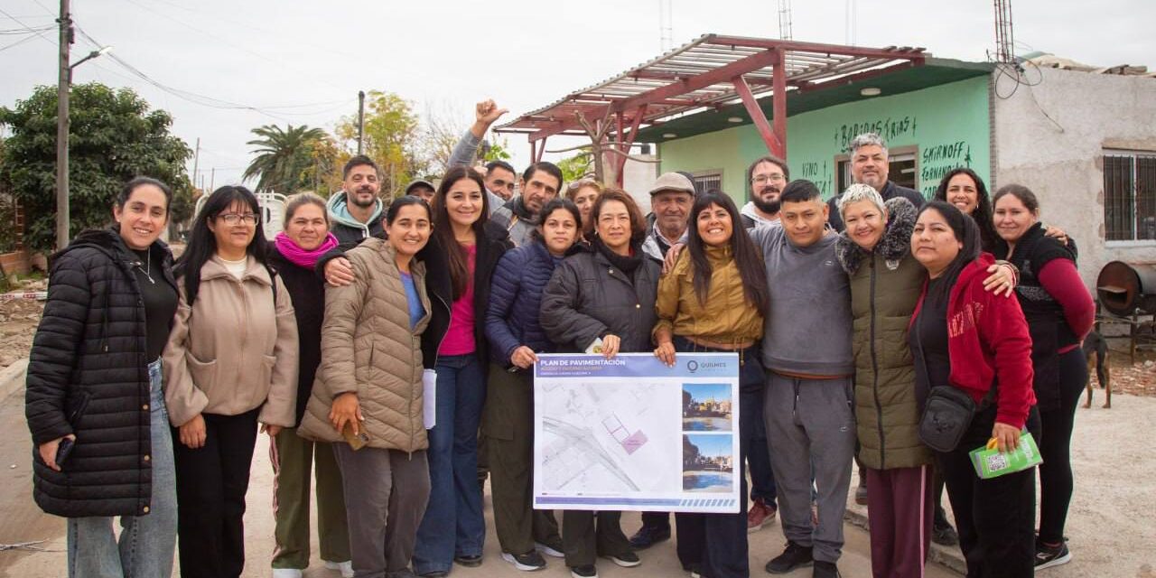 Otras nueve cuadras de asfalto inauguradas, ahora en la Ribera de Quilmes