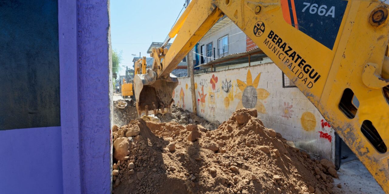 Nueva obra de pavimentación en el barrio Agustín Ramírez de Berazategui