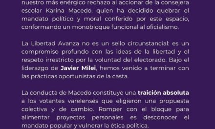 Renuncia y escándalo en La Libertad Avanza de Florencio Varela, con denuncias de corrupción en el SAE