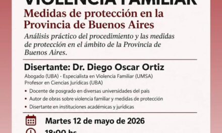 Charla en Berazategui sobre Violencia Familiar y Medidas de Protección en la Provincia de Buenos Aires