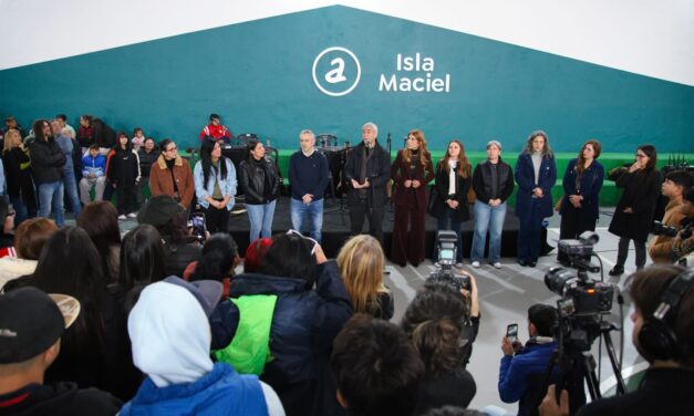 Ferraresi, Magdalena Sierra y Larroque inauguraron obras en la sede Maciel del programa Envión