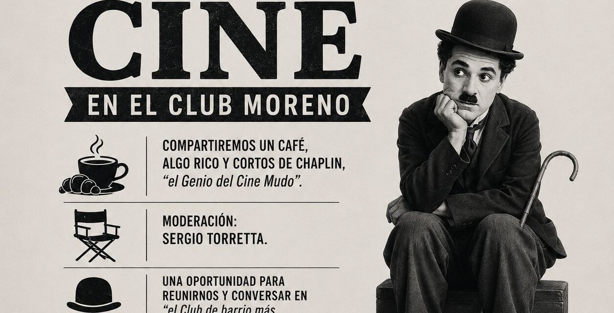 La Morenoteca invita a un Encuentro de Cine en el Club Moreno