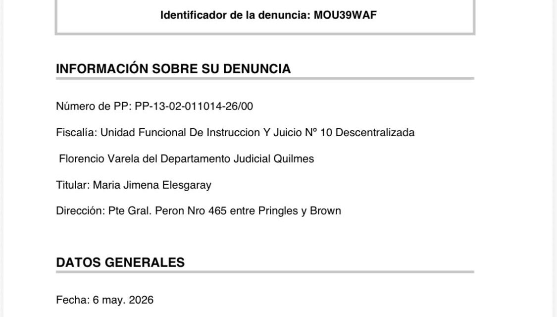 Un nuevo caso y ya son tres las denuncias por violencia de género en La Libertad Avanza en Varela