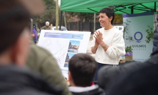 Mayra Mendoza denuncia “abandono” del Gobierno nacional y pide financiamiento para obras provinciales