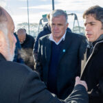 Kicillof y Balor recorrieron la nueva Colectora Sur de la Autopista Buenos Aires - La Plata, en Berazategui