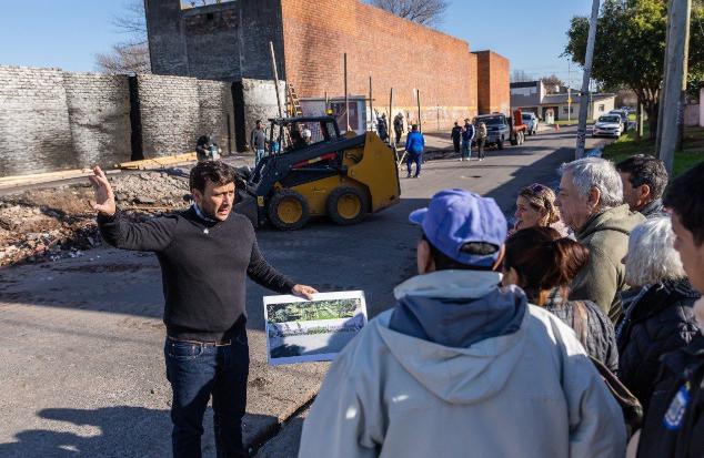 Nuevas obras en las inmediaciones del Cementerio Municipal de Lanús