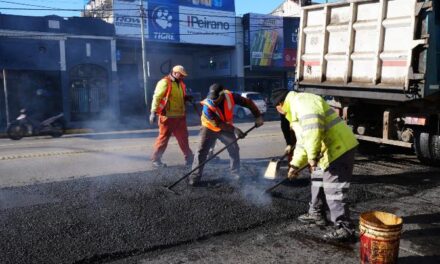 En Lomas de Zamora, arrancó la segunda etapa de obras sobre las avenidas Alsina y Almirante Brown