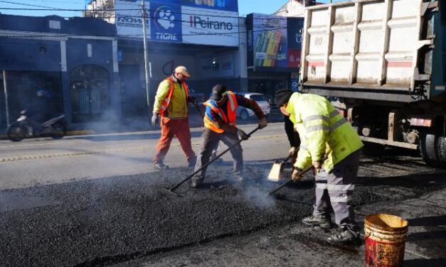 En Lomas de Zamora, arrancó la segunda etapa de obras sobre las avenidas Alsina y Almirante Brown