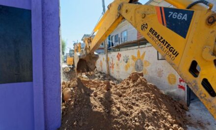 Trabajos de repavimentación en Berazategui