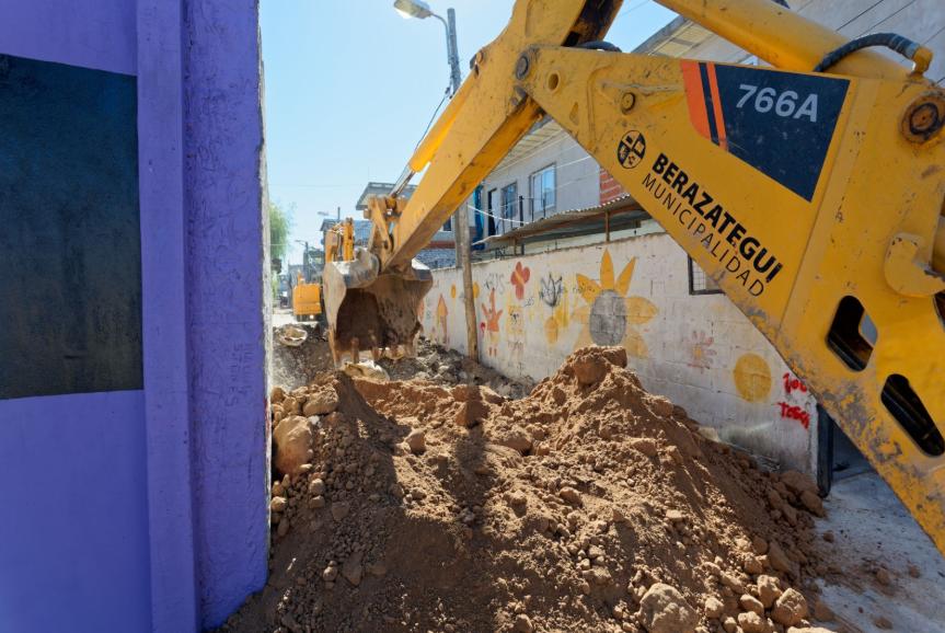 Trabajos de repavimentación en Berazategui