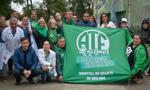 ATE Quilmes: Acto de reconocimiento a trabajadoras y trabajadores becarios que pasan a planta en el Hospital Iriarte