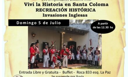 Este domingo 5 llega otra Recreación Histórica en Canta Coloma