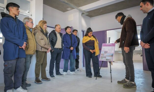 Avanza en Quilmes la puesta en valor de la Escuela Secundaria Técnica 1, junto a la construcción de más aulas y otros espacios