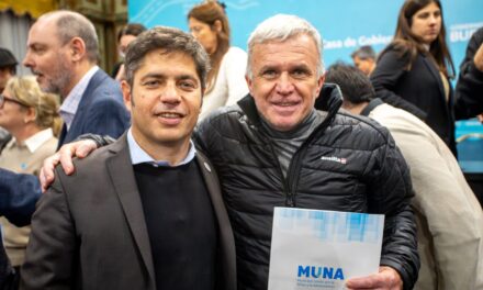 Otra vez Carlos Balor estuvo con Axel Kicillof en una iniciativa para mejorar la calidad de vida de niños y adolescentes