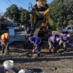 Con fondos 100 % municipales, continúa el bacheo en hormigón en diferentes barrios de Quilmes