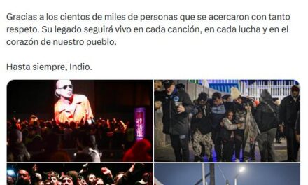 El intendente Ferraresi agradeció el "respeto" con el que se despidió al Indio en su última Misa de Domínico