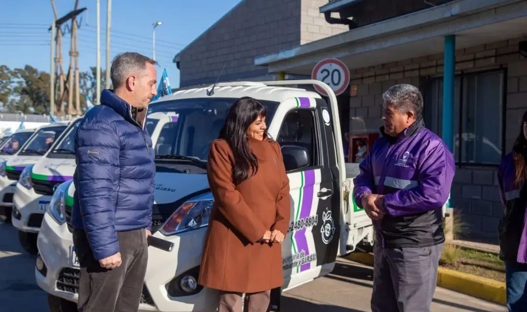 Quilmes: Medio Ambiente y Girsu presentaron 6 nuevos vehículos para la flota liviana municipal