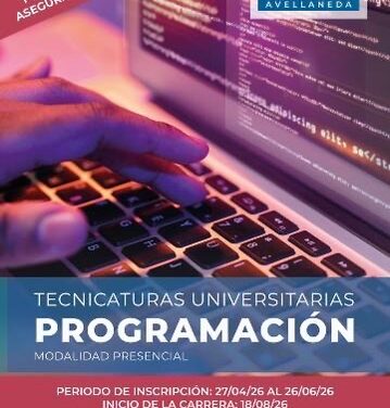 Tecnicatura Universitaria en Programación, modalidad presencial: inscripción al Seminario de Nivelación de invierno