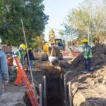 Importante obra de red cloacal en Hudson