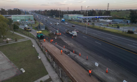 Provincia supervisó la obra del cuarto carril de la Autopista BsAs - La Plata que realiza AUBASA
