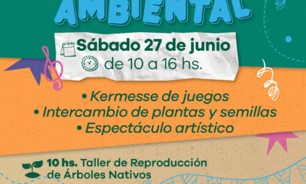 Lanús Gobierno invita a la Kermesse Ambiental que se hará este sábado 27 en Escalada