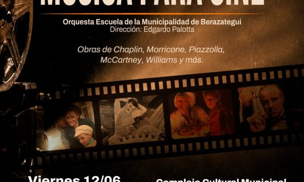 La Orquesta Escuela de Berazategui presenta una nueva edición de “Música para cine"