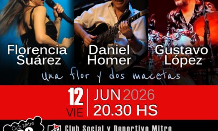 “Una flor y dos macetas”: Florencia Suárez, Daniel Homer y Gustavo López llegan al Club Mitre