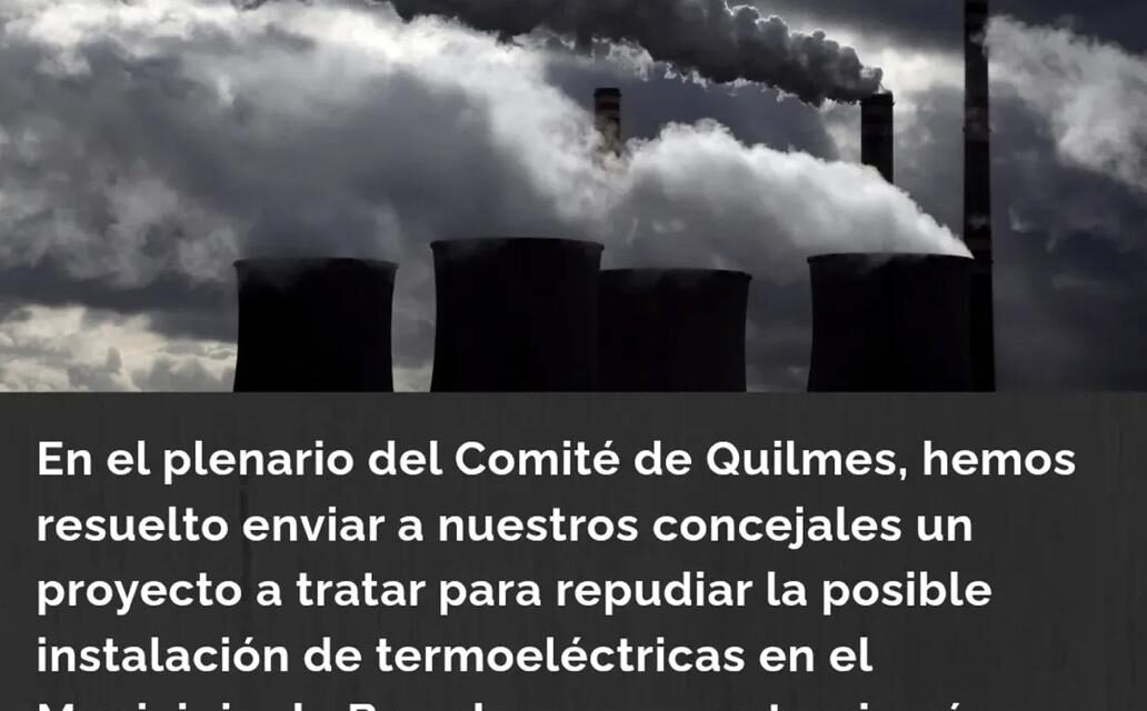 UCR Quilmes alertó por la posible instalación de termoeléctrica contaminante en Brandsen