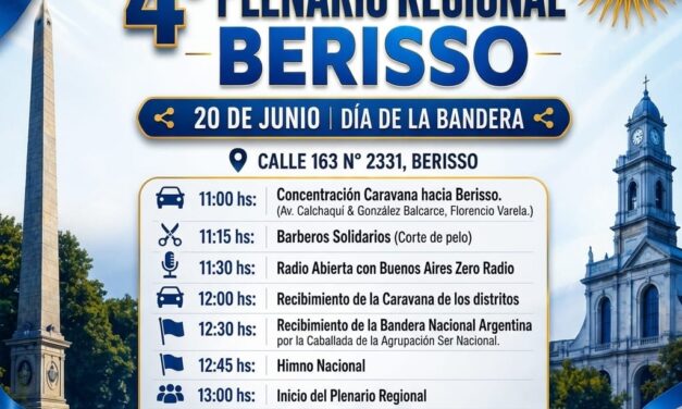 La caravana militante saldrá desde Cruce Varela hacia Berisso