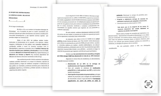 El Intendente de Berazategui pidió a concejales de La Libertad Avanza gestionar ante Nación la restitución de prestaciones para berazateguenses