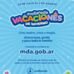 Avellaneda: Cronograma de espectáculos  y actividades para las Vacaciones de Invierno