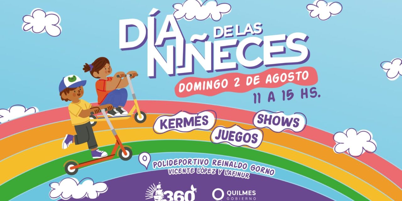El 2 de agosto, llega un mega festival gratuito para los mas chicos en el Polideportivo Municipal de Quilmes