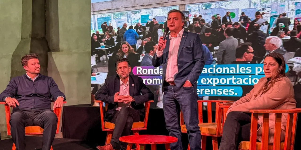Con la Provincia, Luis Martin y Diego Nanni, se realizó la Ronda de Negocios en Exaltación de la Cruz junto a 200 empresarios